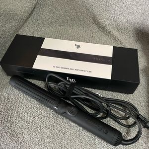 l’ange Le Duo Grande 360 Airflow Styler in black flat iron and curler LIKE NEW